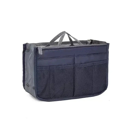 Women Make up Cosmetic Bag Travel Handbag Nylon Large Container Make up Case Organizer Bags Ladies Foldable Purse Clutch Bag