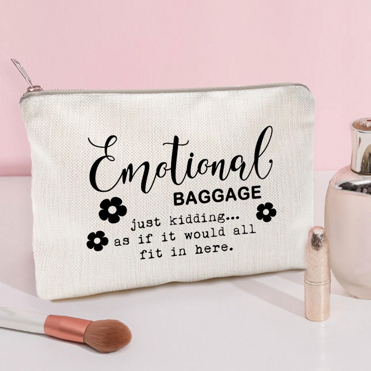 Emotional Baggage Bag, Make up Bag, Funny Make up Bag, Gift for Her, Funny Tote Bag, Emotional Baggage, Sister Gifts, Best Friends Gifts, Makeup Case, Makeup Bag Gift