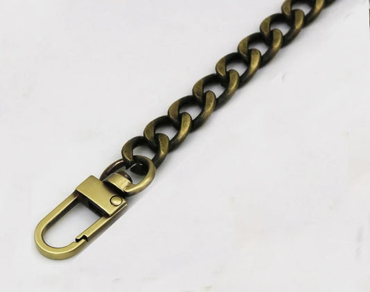 Steel Bag Chains 9Mm Detachable Replacement Purse Chain, Bag Belts Straps for Handbags Handle Accessories Shoulder Crossbody