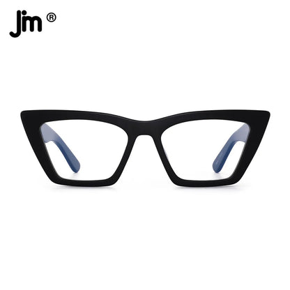 Acetate Frame Cat Eye Blue Light Glasses Women Brand Designer Square Computer Clear Fake Glasses