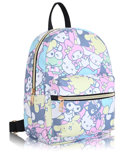 Sanrio  Backpack for Women, Men, Unisex | Cute PU Leather 10"  and Friends Mini Backpack Purse Shoulder Purse |  Bag and  Accessories
