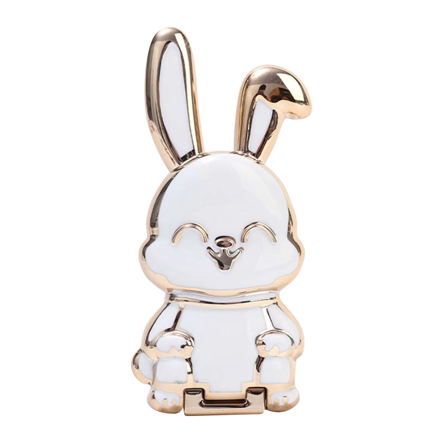Adorable Foldable Bunny Phone Stand - Stylish & Portable Holder for All Smartphones, Ideal Desk Accessory for Home & Office Decor - Alrickas’ UNIQUE BOUTIQUE
