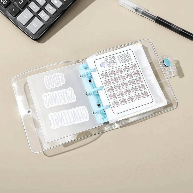 Transform Your Finances: $1000 Savings Challenge Book & Reusable Budget Binder for Goal Tracking and Habit Building - Alrickas’ UNIQUE BOUTIQUE