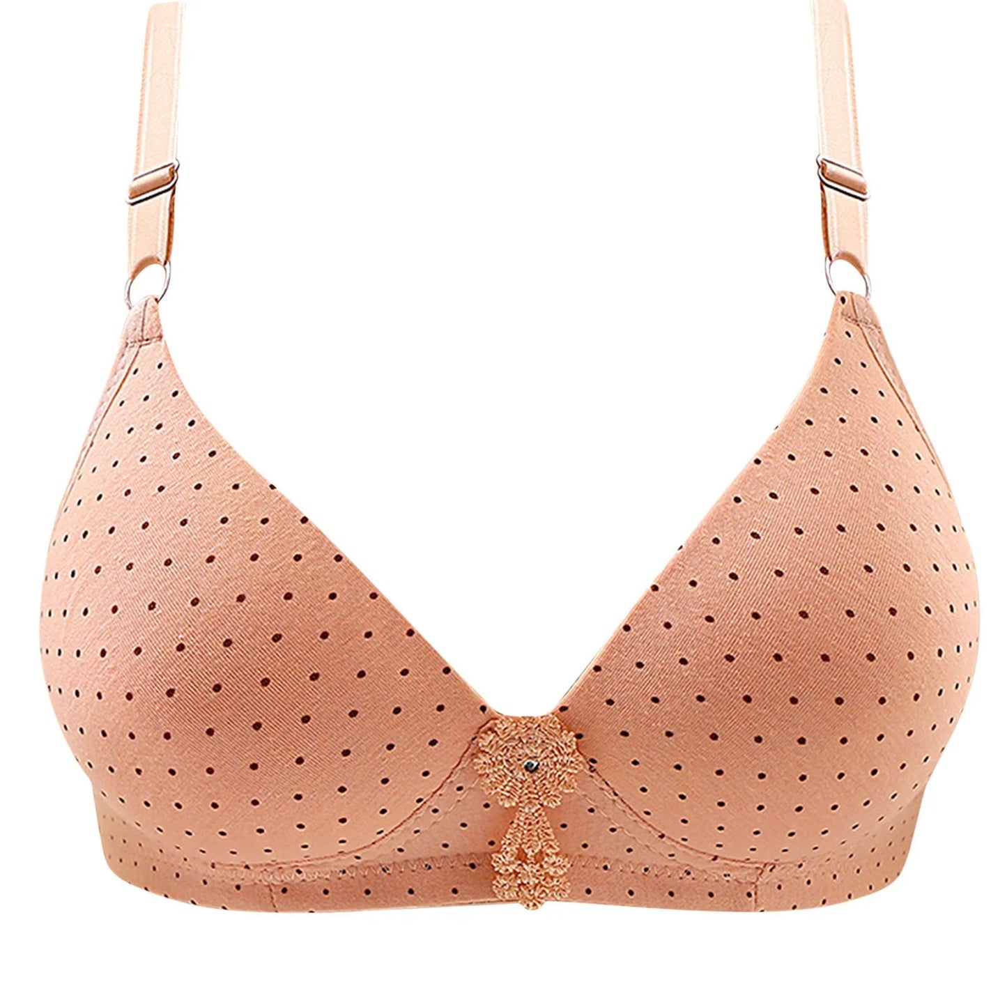 Summer Savings Clearance 2023! for Womens plus Size Bra,Woman'S Embroidered Glossy Comfortable Breathable Bra Underwear No Rims