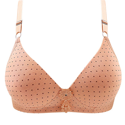 Summer Savings Clearance 2023! for Womens plus Size Bra,Woman'S Embroidered Glossy Comfortable Breathable Bra Underwear No Rims