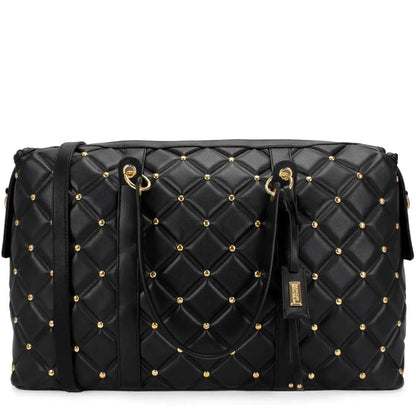 Women'S Quilted Travel Tote Weekender Duffle Bag