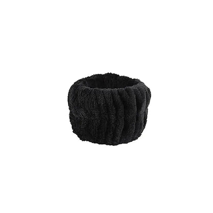Bow Headband Wristband Set Towel Elastic Soft Washing Face Shower Make up Yoga Sports Skincare Headband for Women Girls