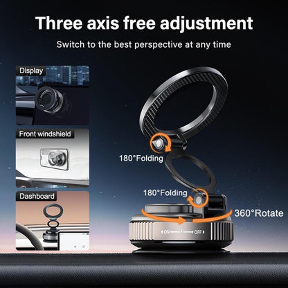 Ultimate MagSafe Car Phone Holder - 28+LBS Strong Suction, 360° Rotatable Stand for iPhone 12-16 Pro Max - Ideal for Everyone! - Alrickas’ UNIQUE BOUTIQUE