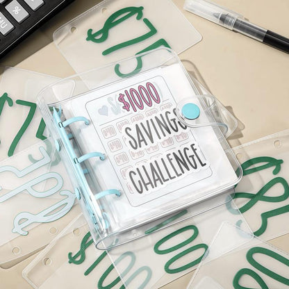 Transform Your Finances: $1000 Savings Challenge Book & Reusable Budget Binder for Goal Tracking and Habit Building - Alrickas’ UNIQUE BOUTIQUE