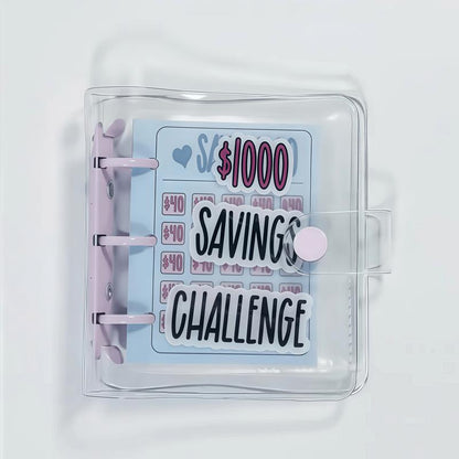 Transform Your Finances: $1000 Savings Challenge Book & Reusable Budget Binder for Goal Tracking and Habit Building - Alrickas’ UNIQUE BOUTIQUE