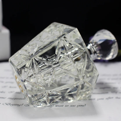 12ML Fashion Crystal Perfume Bottle Refillable Essential Oil Bottle Travel Perfume Cosmetic Bottle Lady'S Gift