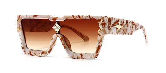 Luxury Square Sunglasses Women Fashion Oversized Grandient Sun Glasses Female Brand Designer High Quality Eyewear Shades Oculos
