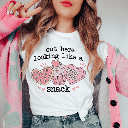 Out Here Looking Like A Snack Tee-0